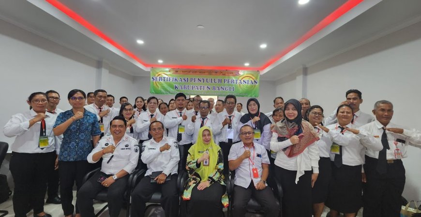 36 Penyuluh Pertanian Bangli, Ikuti Sertifikasi Profesi Penyuluh