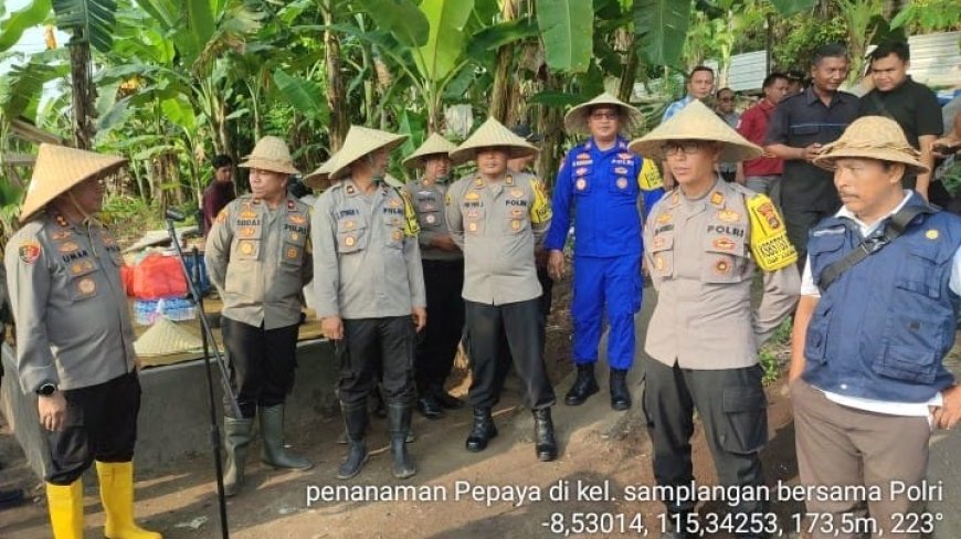 Polres Gianyar Berkolaborasi Mewujudkan Ketahanan Pangan