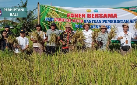 Itjen Kementan Apresiasi Semangat Petani Subak Padanggalak