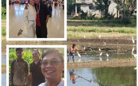 Ngebolang ke Negeri Gajah, “Mas Bas” Tak Bisa Lepas dari Sawah