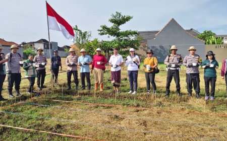 Tanam Jagung Bareng, Lahan Bera Disulap Jadi Produktif