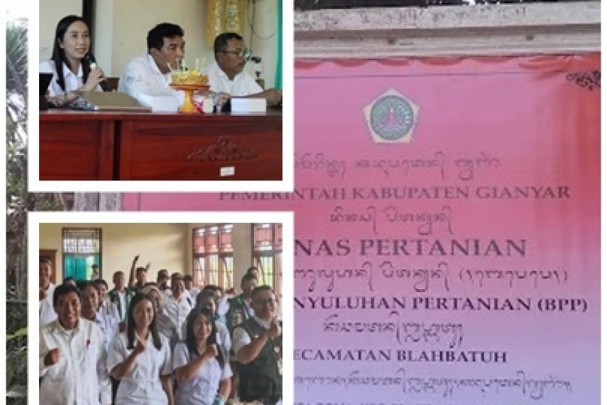 BPP Blahbatuh Jadi War Room Data Pertanian
