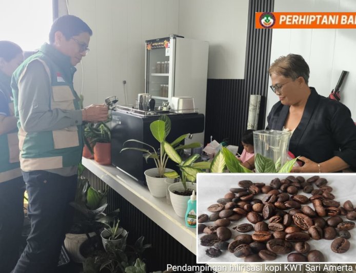 BIDIK HILIRISASI:  Kunker Kelsi Bali, Kopi Wanagiri Didorong Tembus Hotel Berbintang
