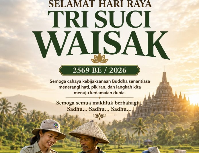 Selamat Hari Raya Tri Suci Waisak 2570 BE.