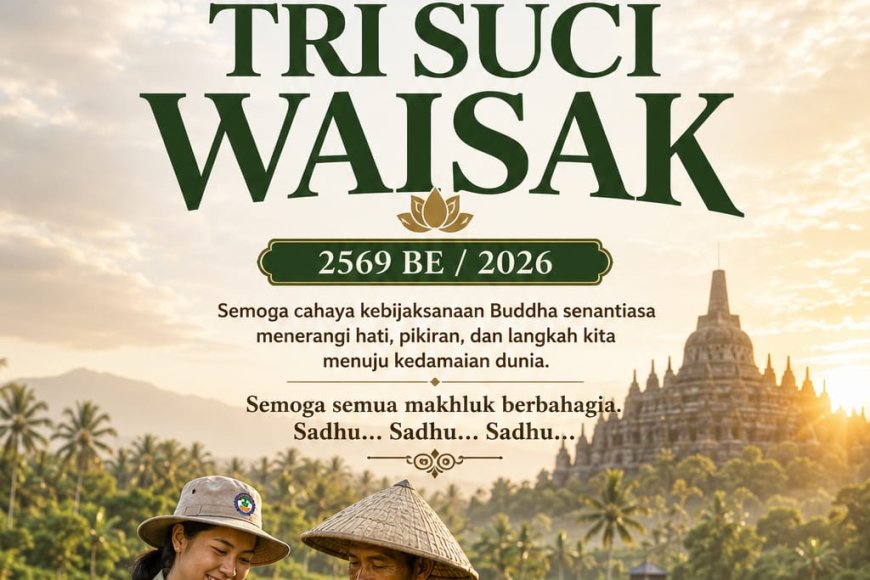 Selamat Hari Raya Tri Suci Waisak 2570 BE.