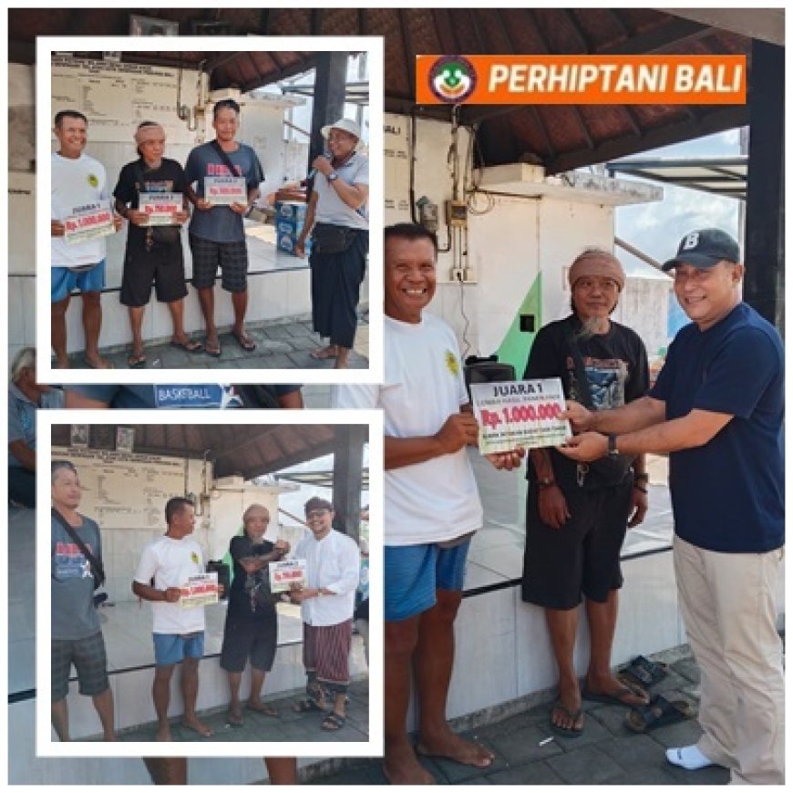 Subak Intaran Adu Produktivitas, Made Rata Terbaik