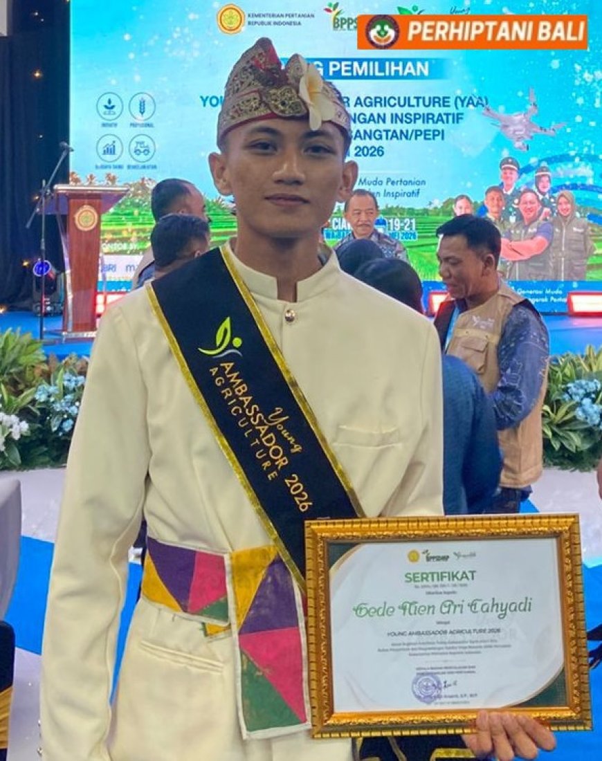 Gede Nien, Anak Muda Buleleng Sabet YAA 2026