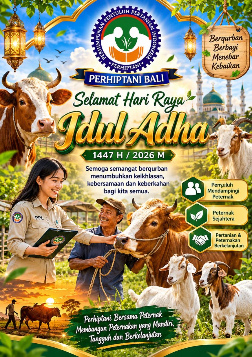 Momentum Idul Adha 2026, Perhiptani Bali Dorong Sektor Peternakan Berkelanjutan