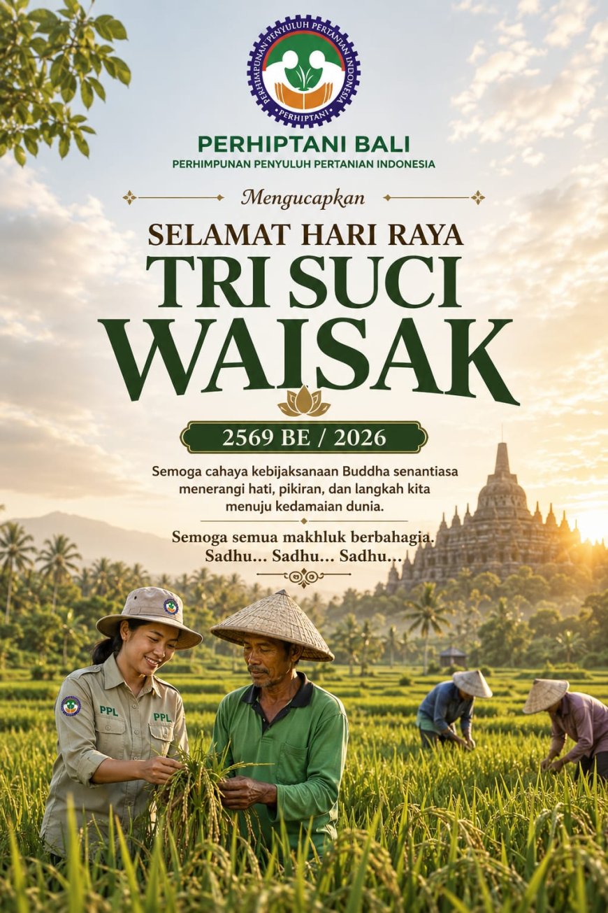 Selamat Hari Raya Tri Suci Waisak 2570 BE.