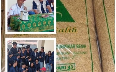 Berguru ke Penangkar, Mahasiswa Unud Dalami Benih Padi Bersertifikat