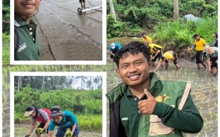 Angga,  Penggerak LTT di Desa Sidan