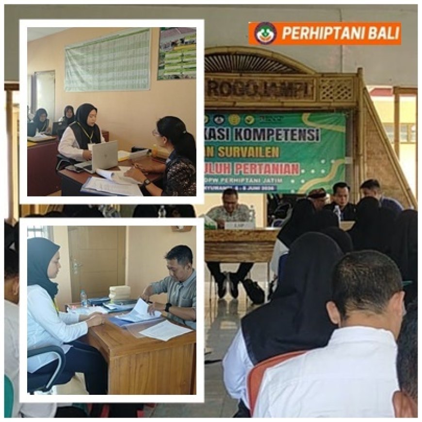 "Dua Asesor PERHIPTANI Bali Cetak 71 Penyuluh Kompeten"