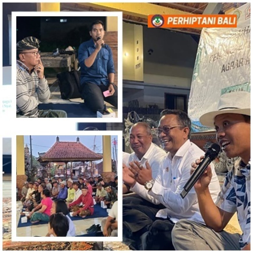 Penyuluh Gerakkan Subak, Reforma Agraria Perkuat Pertanian Hijau